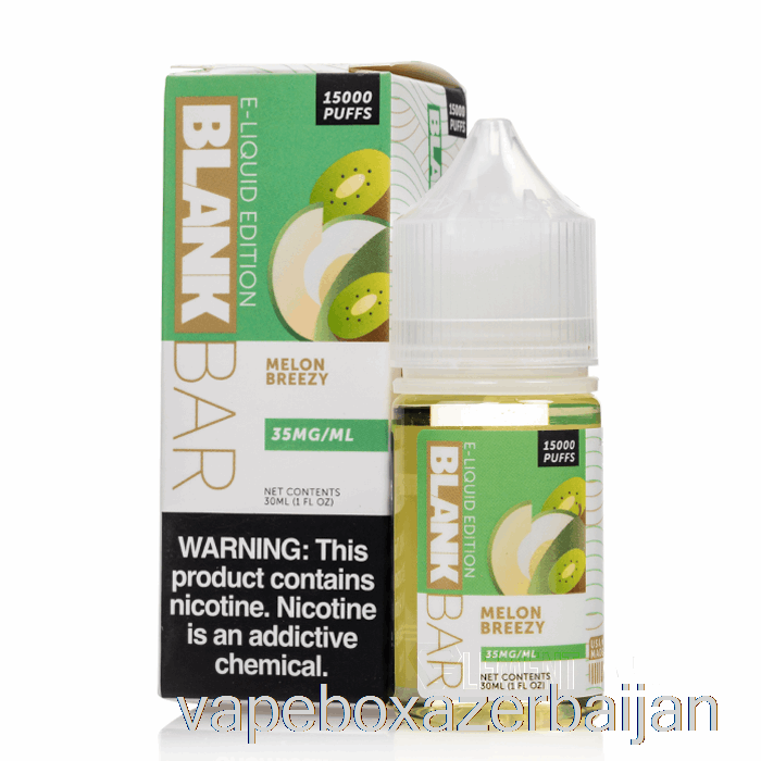 Vape Baku Melon Breezy - BLANK BAR Salts - 30mL 35mg